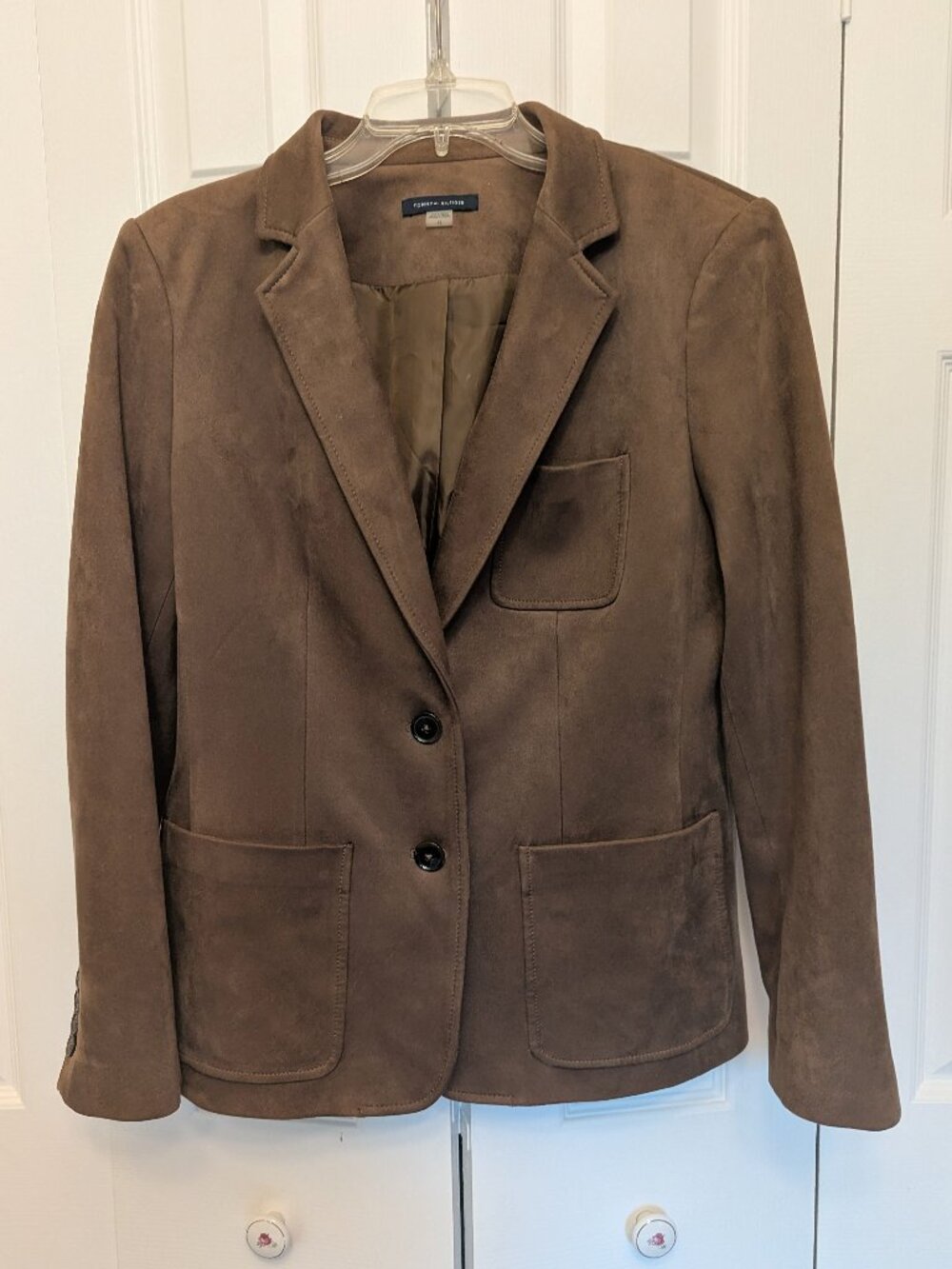 Tommy Hilfiger Suede Style Blazer Size 12